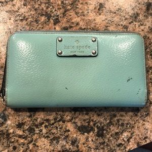 Kate Spade turquoise wallet